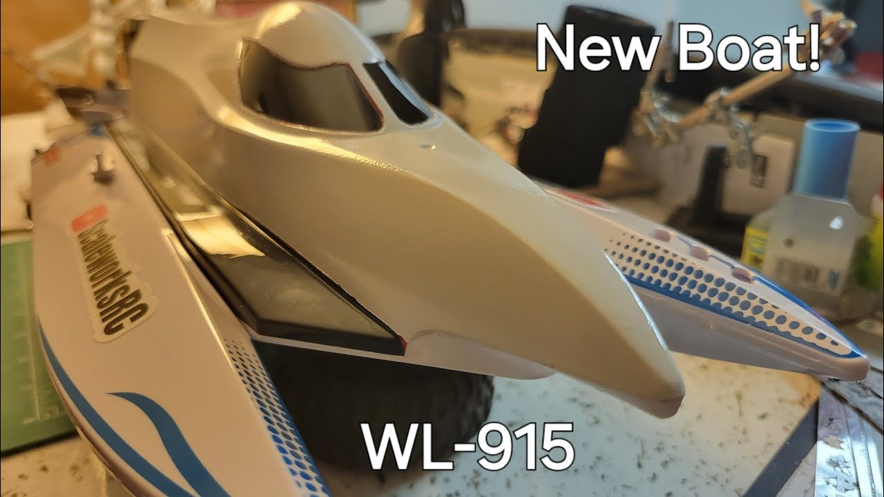 Бесщеточный 3S, 50 долларов, перекраска лодки, подготовка к первому запуску WL-915-A