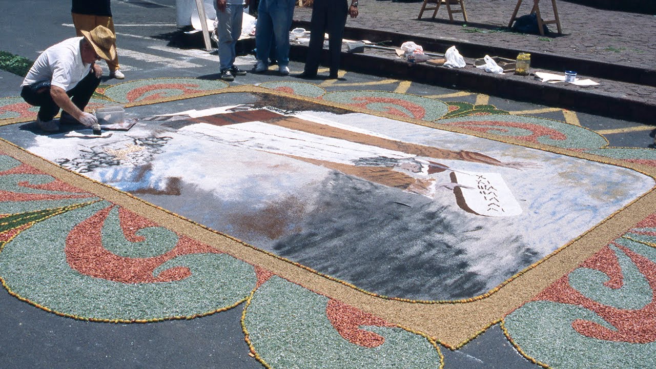ALFOMBRAS NATURALES. El Corpus de Vallehermoso | Fiesta tradicional | Documental