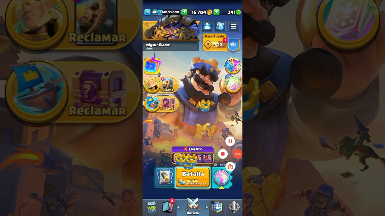 Clash Royale evento c.a.o.s