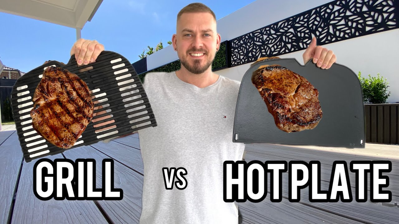 Grill vs. Hot Plate on the Weber Q – Which Makes the Better Steak?