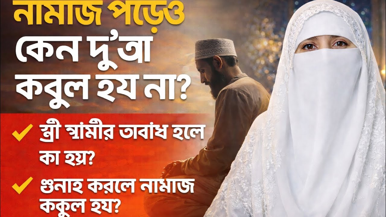 নামাজ পড়েও কেন দু’আ কবুল হয় না? | স্ত্রী স্বামীর অবাধ্য হলে কী হয়?