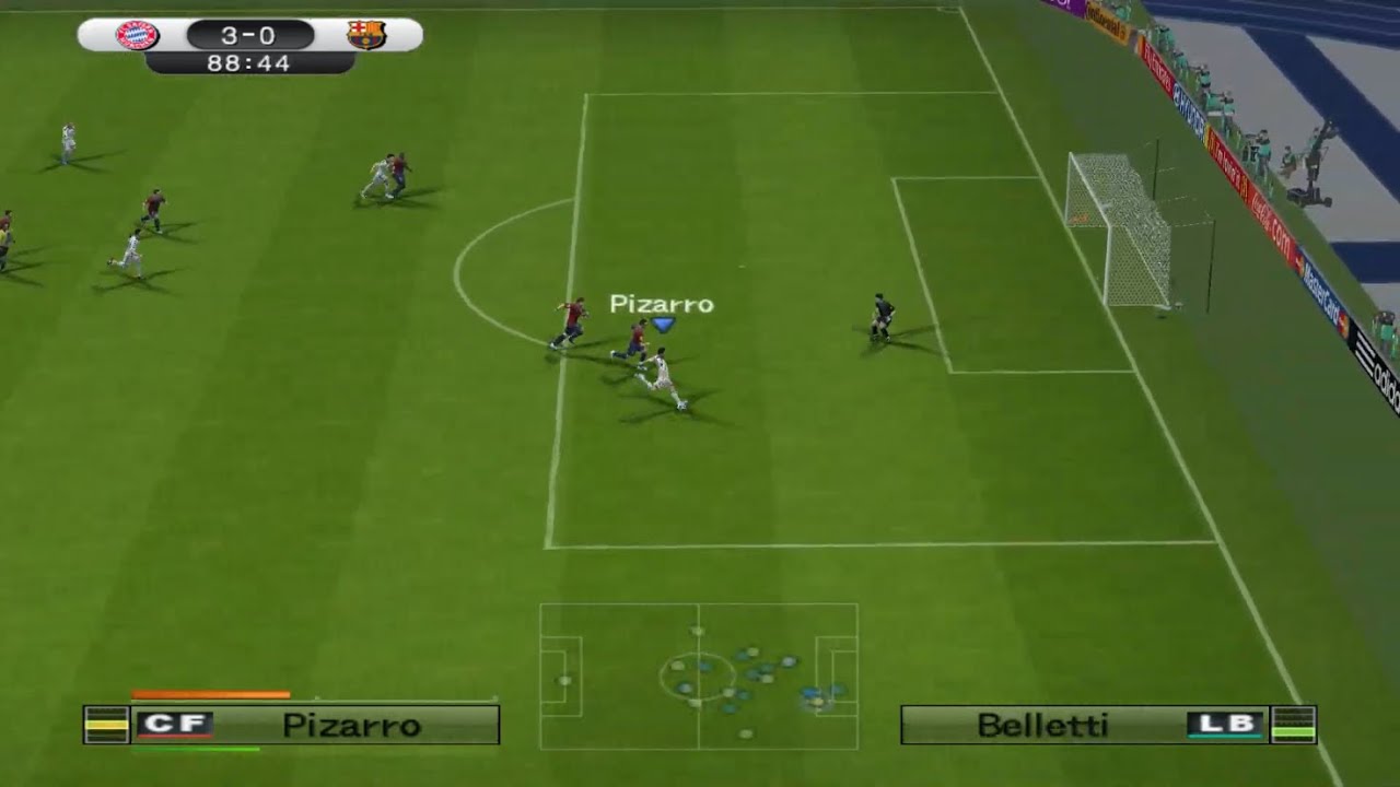 PES 6 - Bayern München UEFA CHAMPIONS LEAGUE 2006-2007 (Máxima Dificultad)