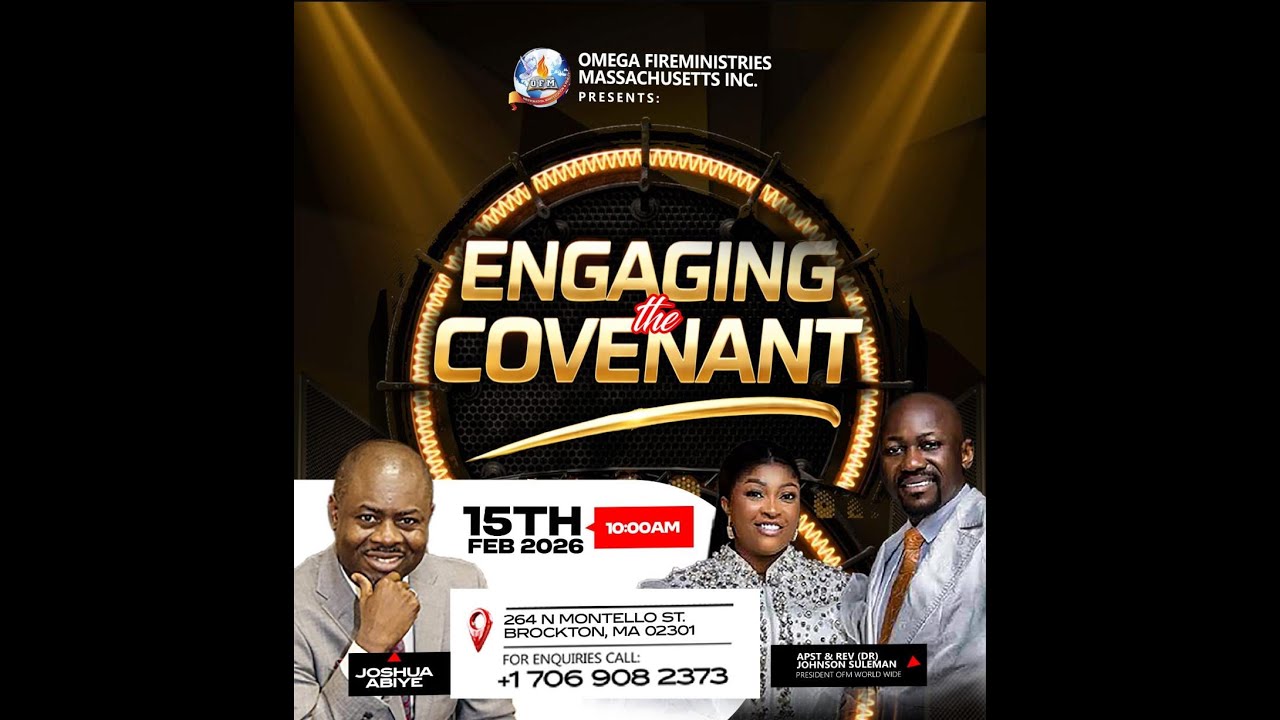 OFM Massachusetts Sunday Service || Engaging The Covenant || 15th February 2026