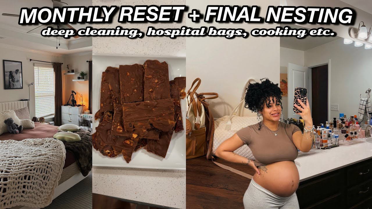 Декабрьская перезагрузка + финальная подготовка к рождению ребенка! 🧸 Генеральная уборка, сумки в...