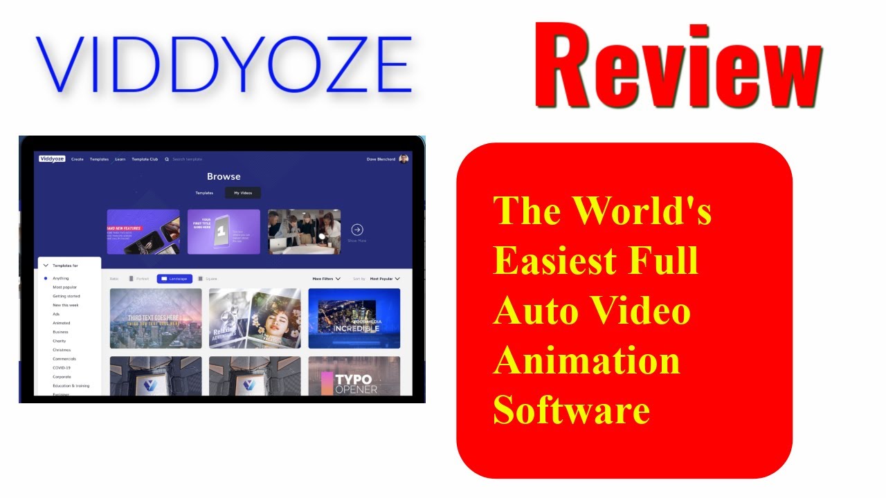 VIDDYOZE Review The World's Easiest Full Auto Video Animation Software