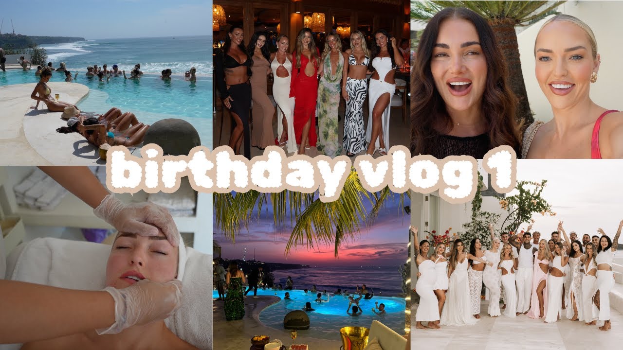 BIRTHDAY VLOG 2 | 30th party, bali beach clubs, girls predictions for next october, best gnocchi