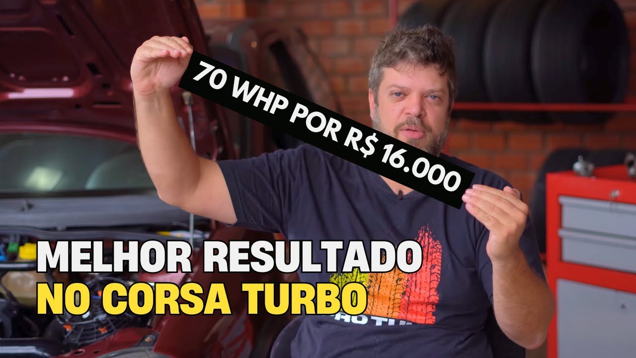 Melhor Resultado no Corsa 1.0 Turbo: 70 whp por R$ 16.000!