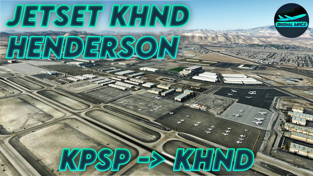 [XP12] Jetset KHND Henderson Executive | TorqueSim C525 | KPSP - KHND | DrishalMAC2
