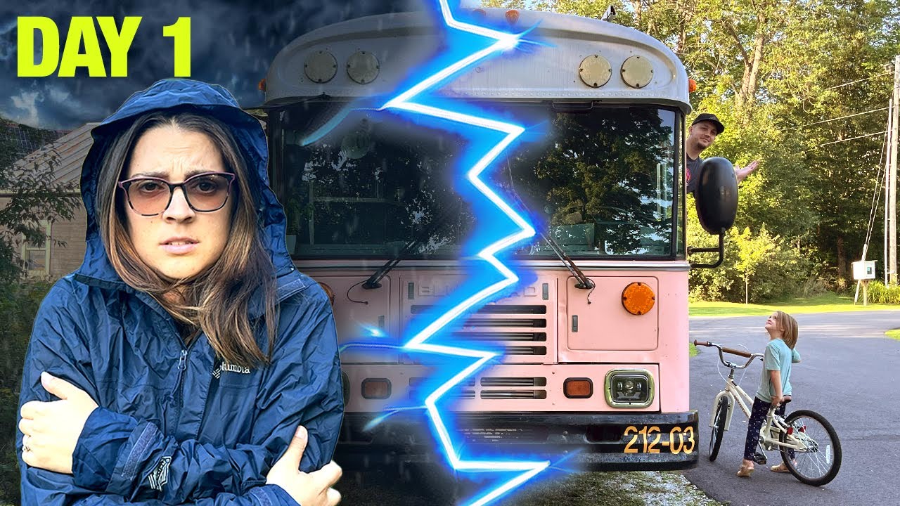 Life in a School Bus Tiny Home on the Road is Stressful!