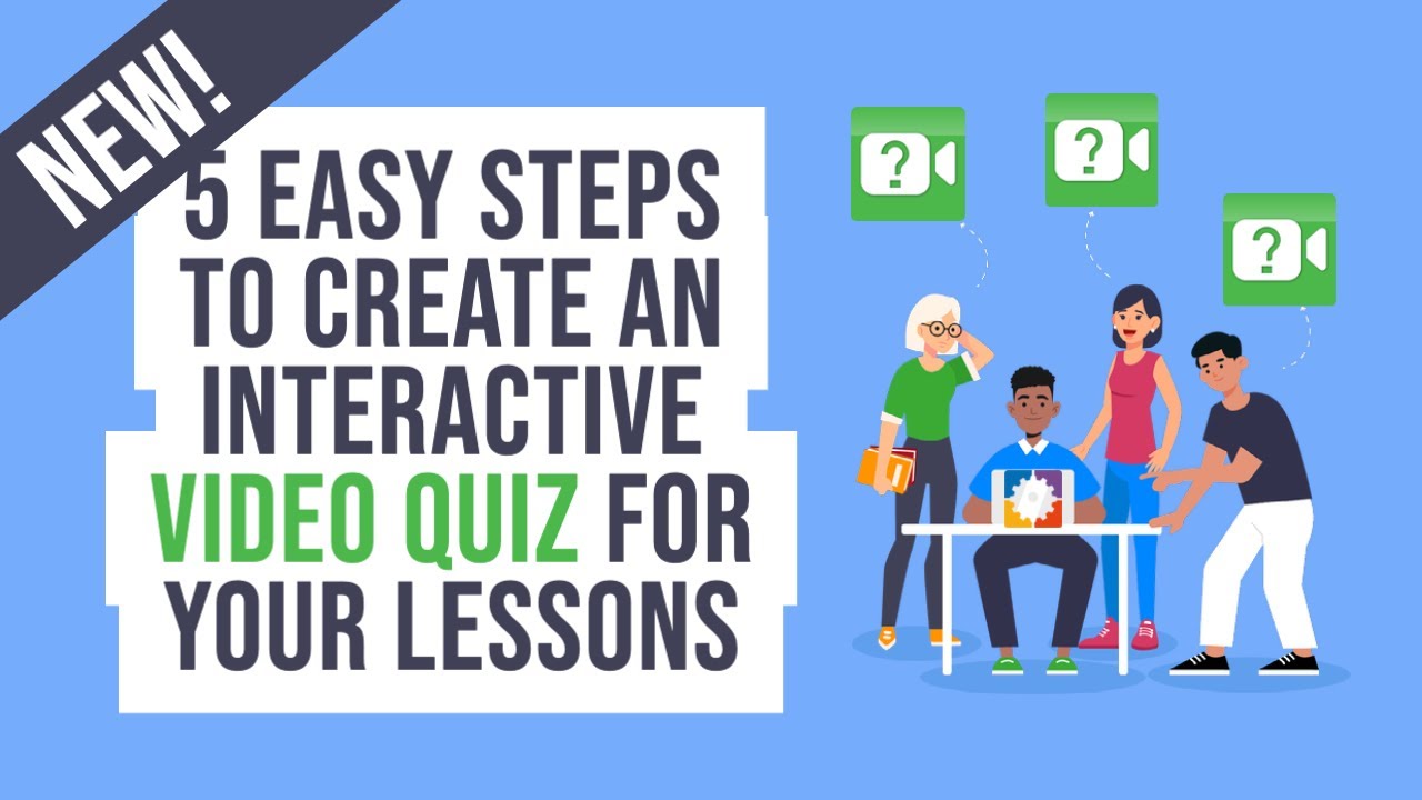 5 easy steps to create an interactive Video Quiz for your lessons - New in BookWidgets!