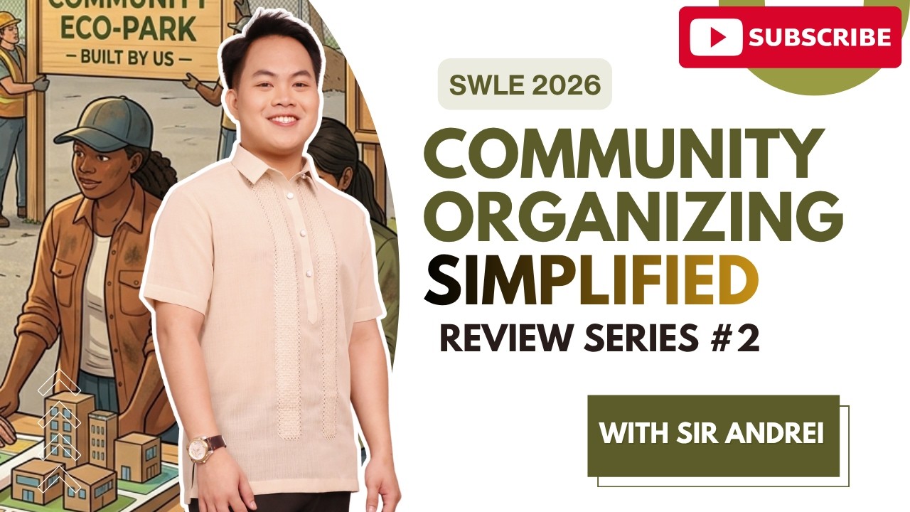 COMMUNITY ORGANIZING SIMPLIFIED REVIEW SERIES #2: LICENSURE EXAMINATION FOR SOCIAL WORKERS