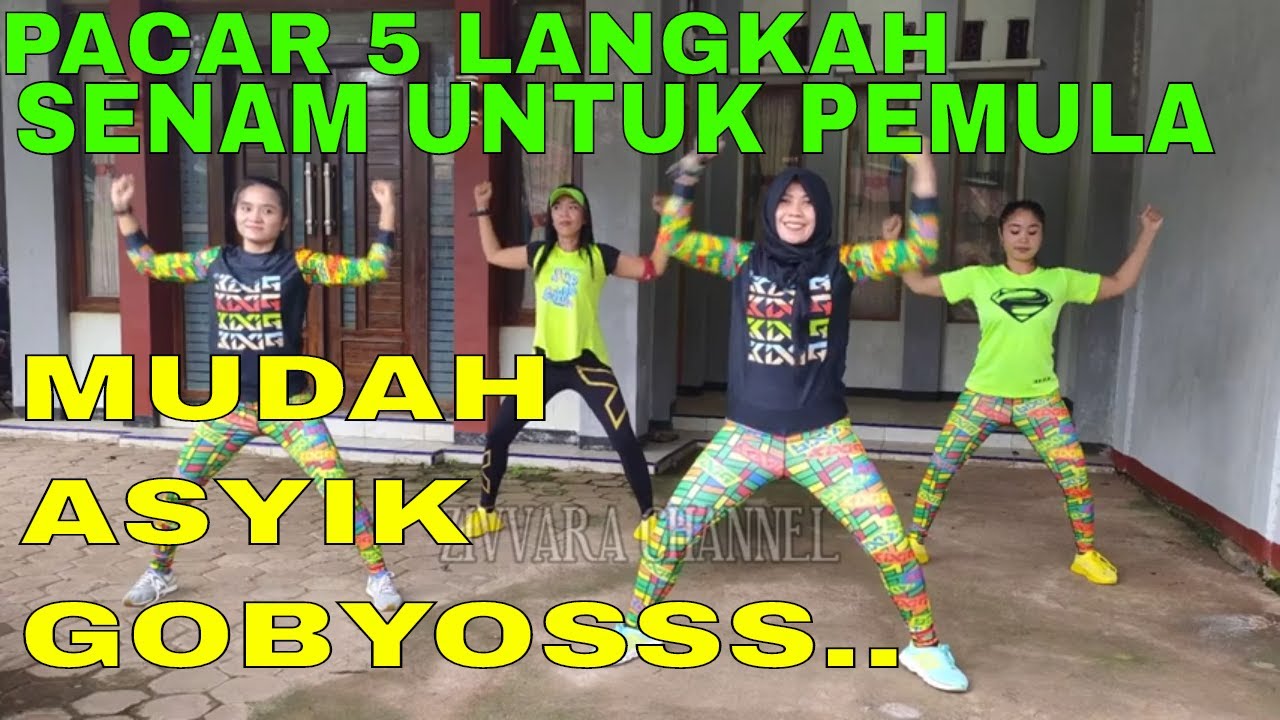 Senam dirumah sendiri aerobik dangdut pemula musiknya mantul