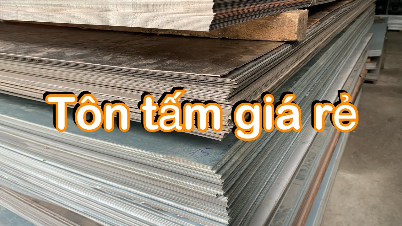 Giá tôn thép hôm nay ngày 9/2/2023 tôn tấm lót sàn xây dựng