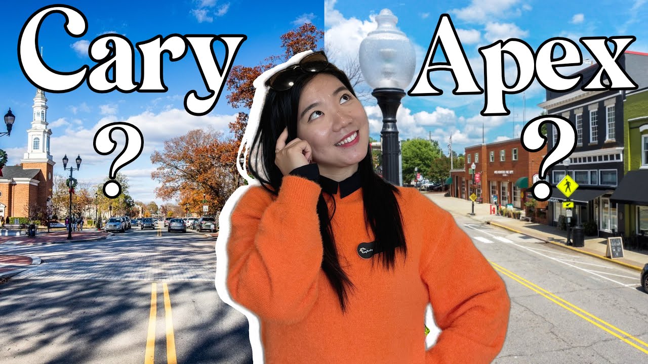 In-depth comparison video | Cary VS Apex: Which city in the North Carolina triangle is right for ...