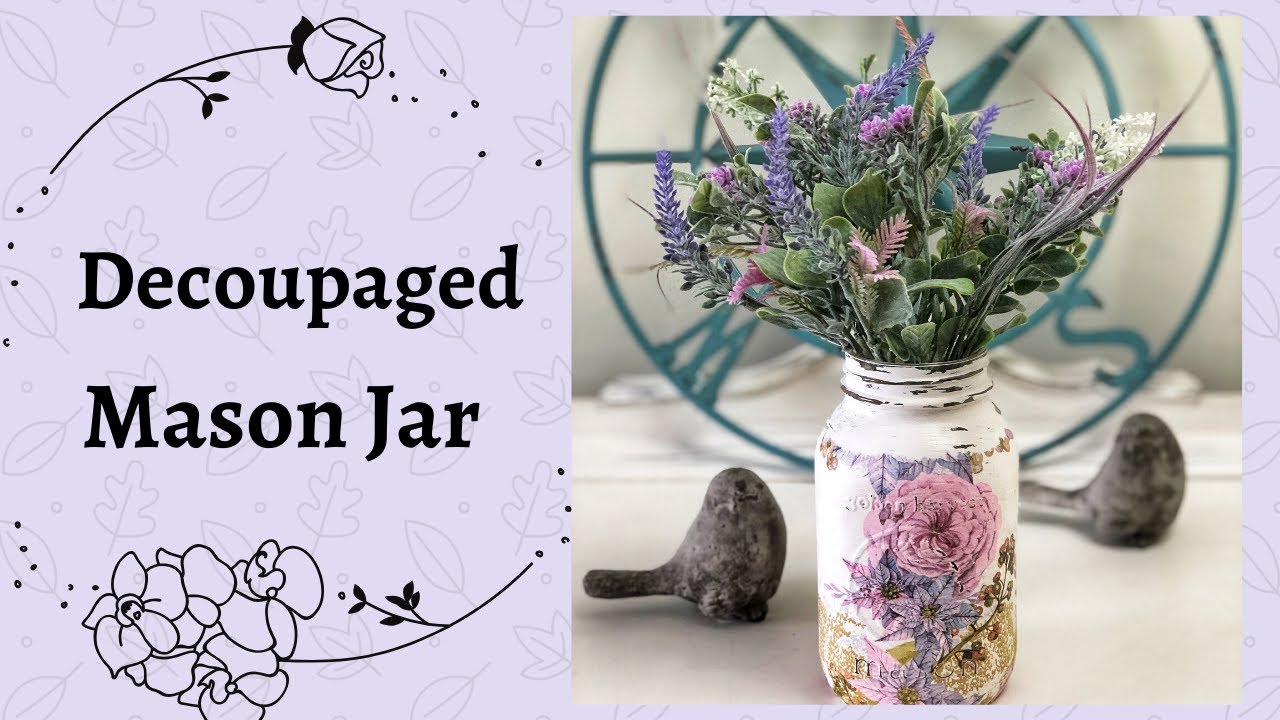 DECOUPAGE | HOW TO | UP-CYCLE | PAPER NAPKINS | 3 TIPS | TUTORIAL | DIY PAINT | EASY PROJECTS