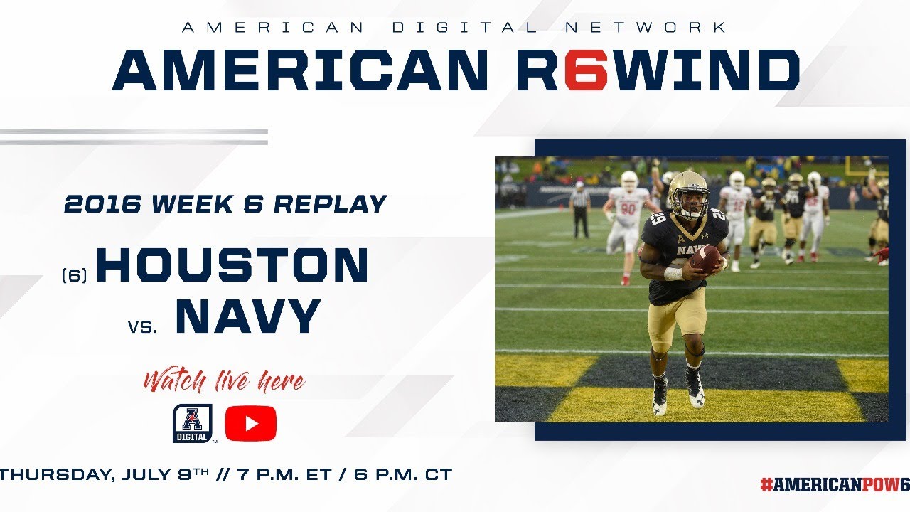 #AmericanR6wind: 2016 Week 6 #6 Houston vs. Navy