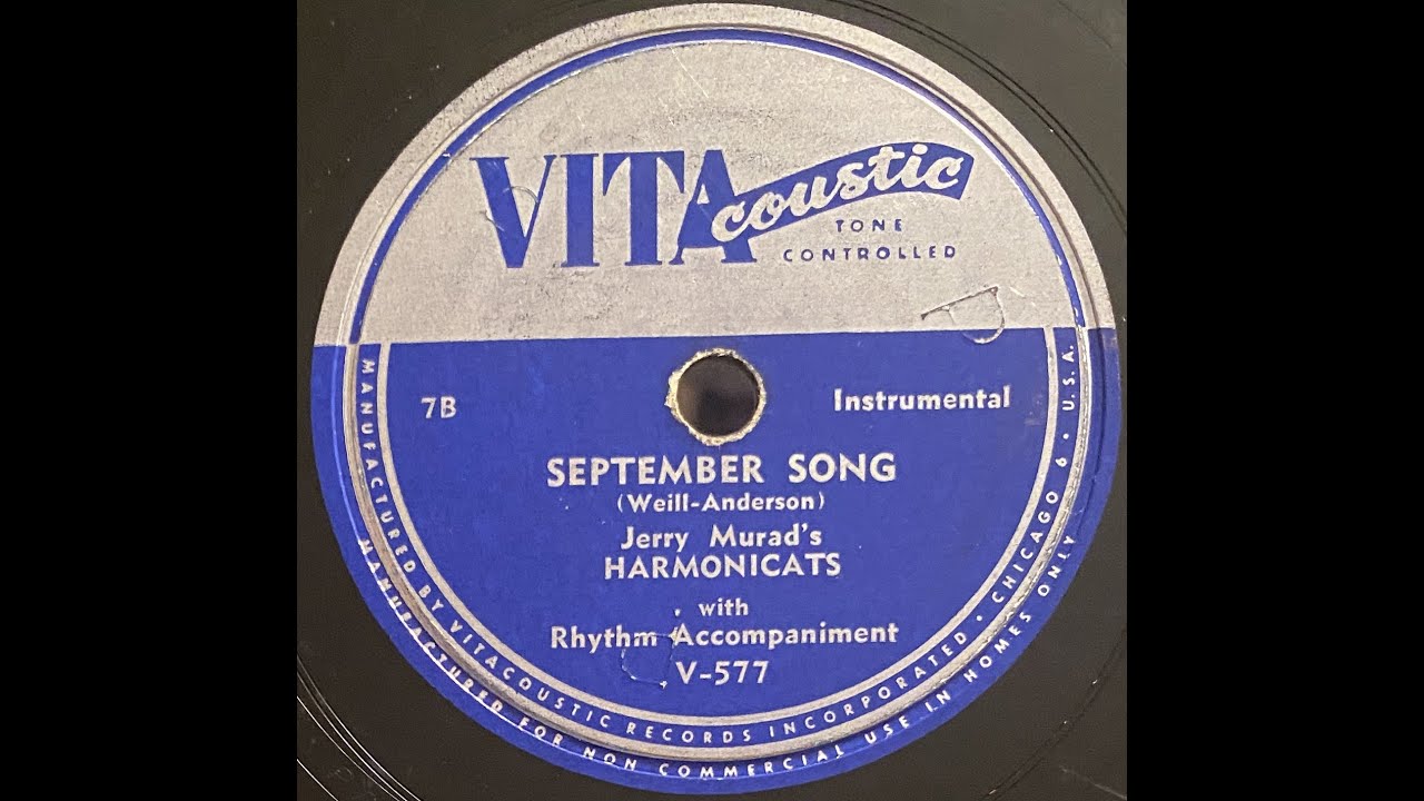 Jerry Murad's Harmonicats - September Song  78rpm