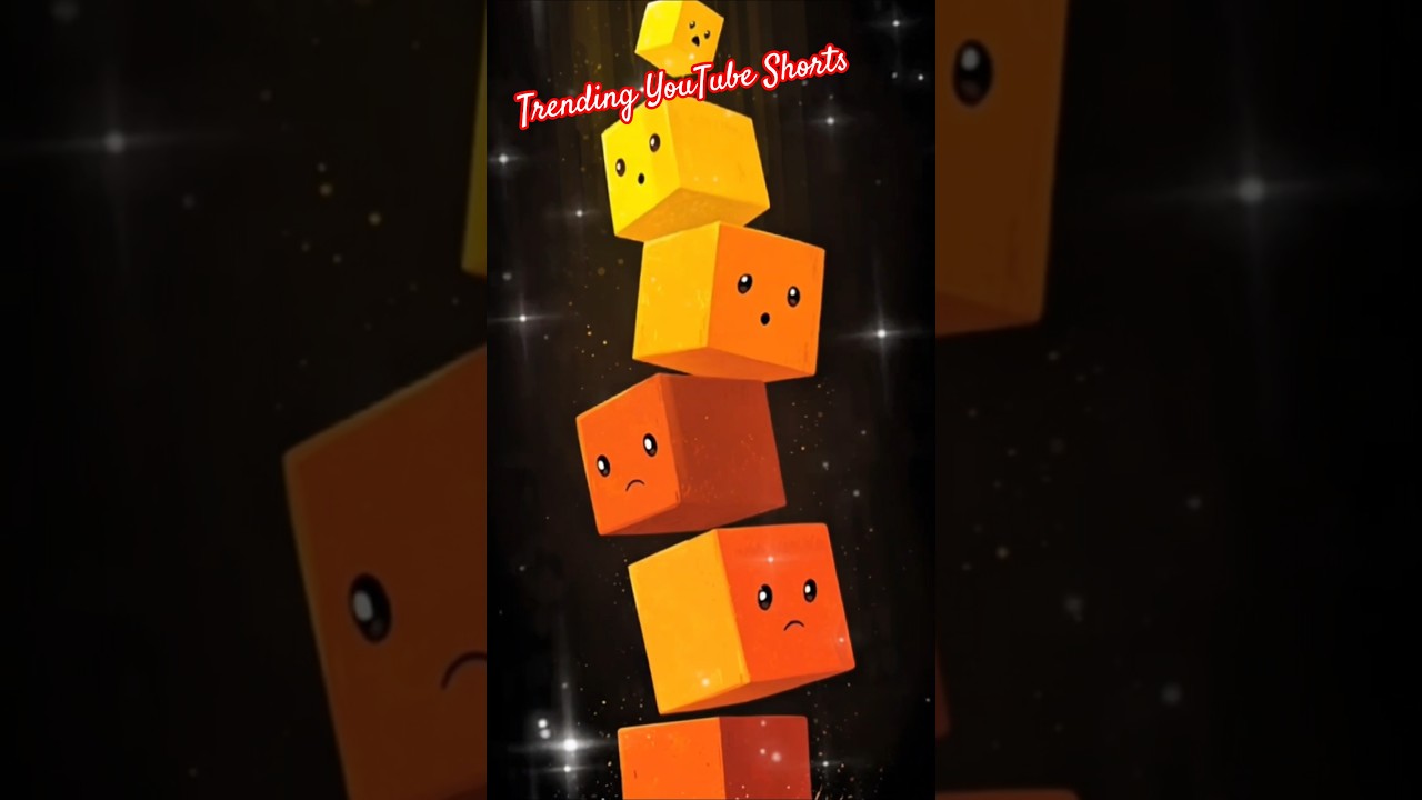 ."CubeVerse Magic ✨🧊 Cute glowing !""CubeVerse Magical Cube Stack | Cute Falling Cubes Animation ✨🧊"