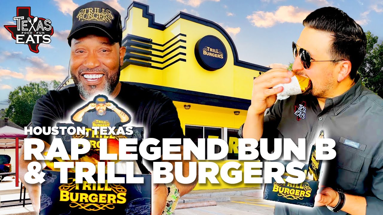 🎉 Bun B’s award-winning Trill Burgers now open in Houston! 🍔
