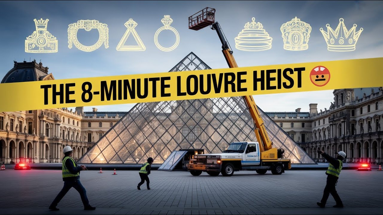The Daring Louvre (Most Secure Museum)Heist of 2025 || 8 Minutes to Steal in Paris 
