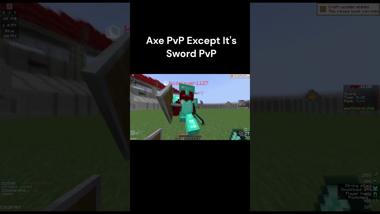 Axe PvP Except It's Sword PvP - Minecraft PvP
