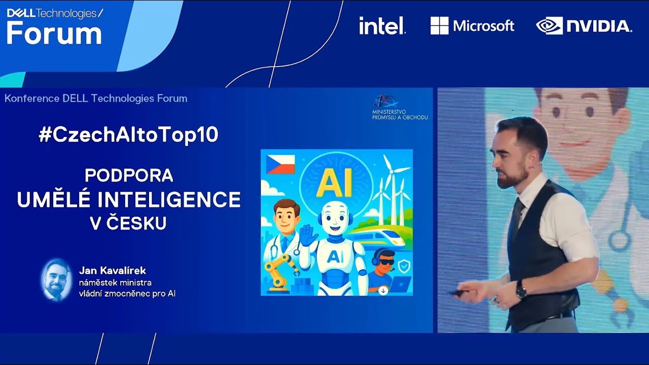 Prednáška českého vládneho splnomocnenca pre AI na Dell Technologies Forum