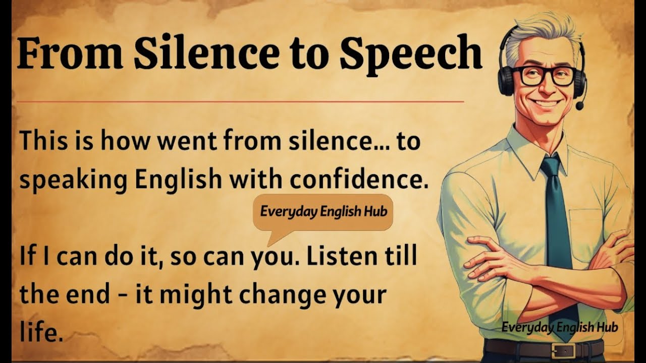 From Silence to Speech || My Journey to Master English || Graded Reader || Improve Your English ✅️