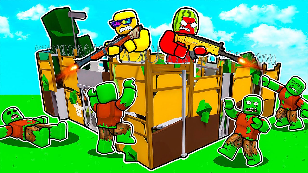 Build a ZOMBIE BUNKER to SURVIVE