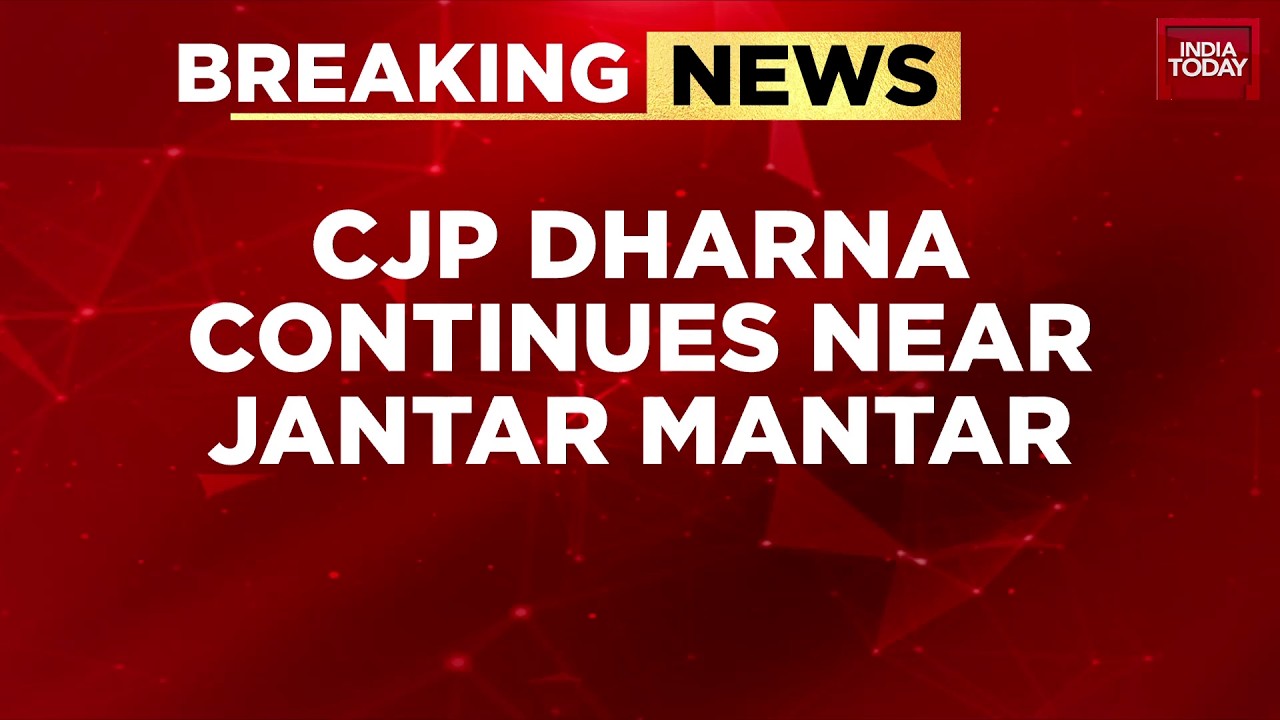CJP's Dharna Continues Near Jantar Mantar; Delhi Police Seek Evacuation | Wangchuk Hunger Strike