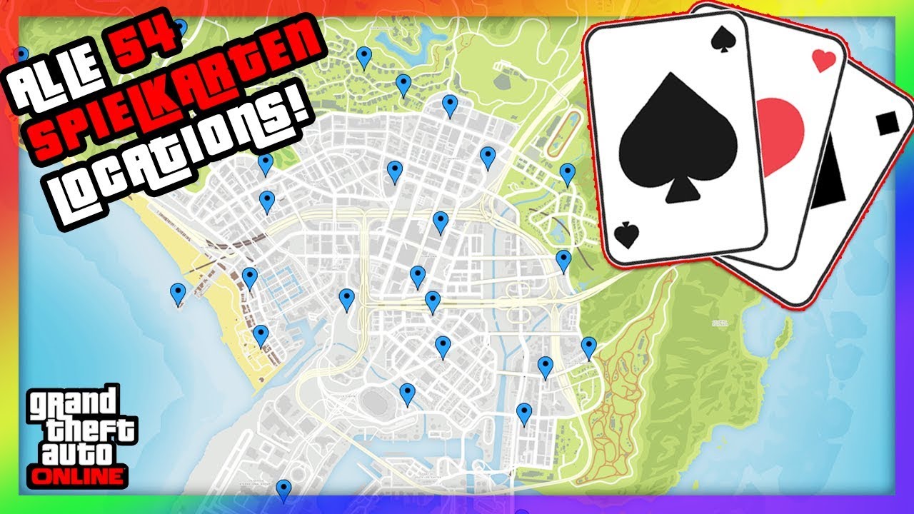 🃏 108000 RP, GEHEIMES OUTFIT & mehr !! Alle 54 SPIELKARTEN LOCATIONS in GTA ONLINE !! 🃏