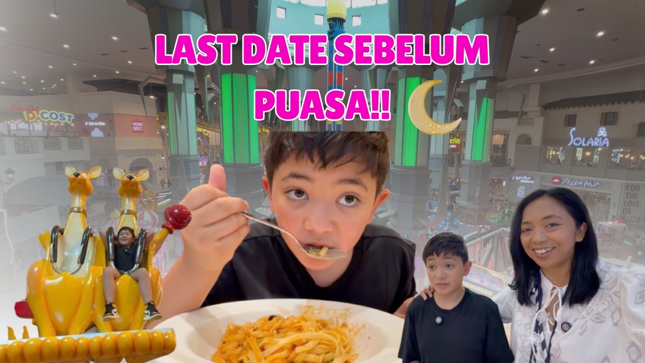SI BUNGSU HEPI BANGET MAIN & MAKAN INI SEBELUM PUASA 🥰