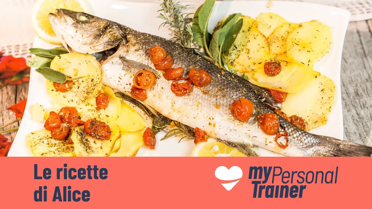 Pesce al forno - Branzino al Forno con Patate