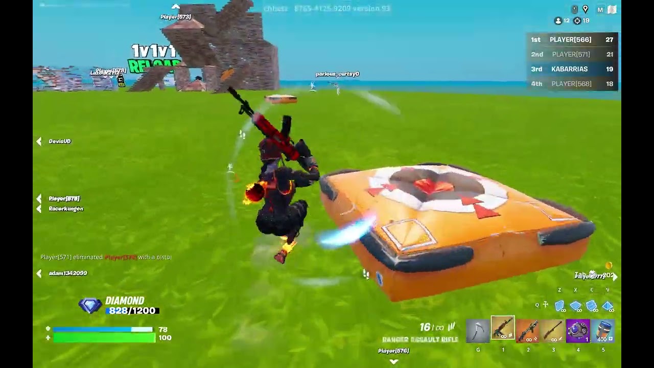 Fortnite warm up