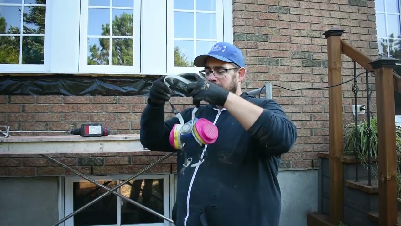 How to replace a brick window sill with natural stone Part 2