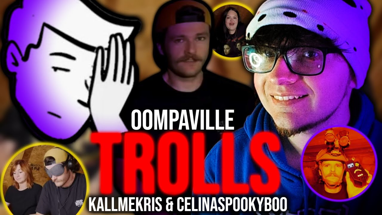 Reacting to Oompaville TROLLS Kallmekris & CelinaSpooky Boo by @TheSideEyeGuy | We Agree ALOT !