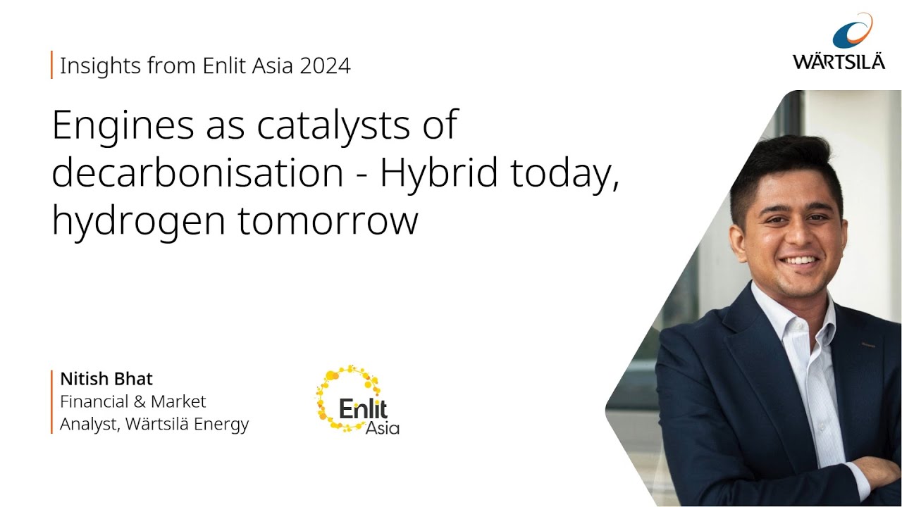 Engines as catalysts for decarbonisation: Hybrids today, hydrogen tomorrow | Wärtsilä Energy