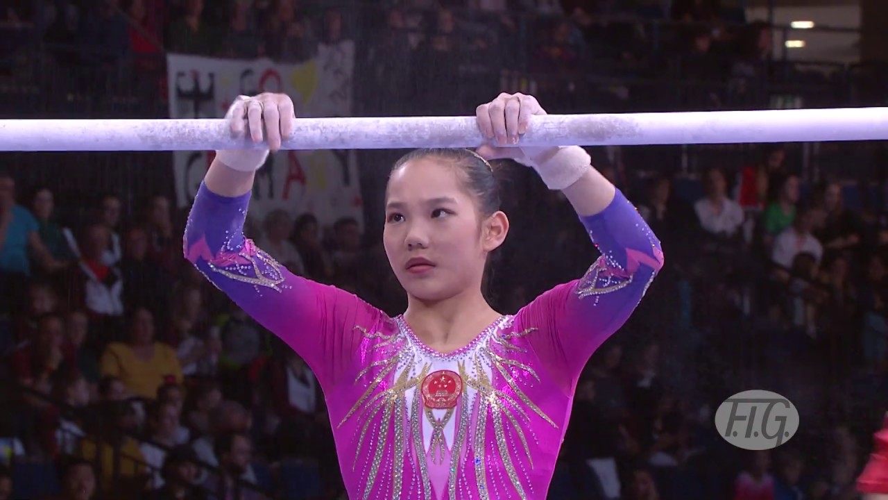 2019 Artistic Worlds, Stuttgart (GER) –  TANG Xijing (CHN), Uneven Bars All-around final