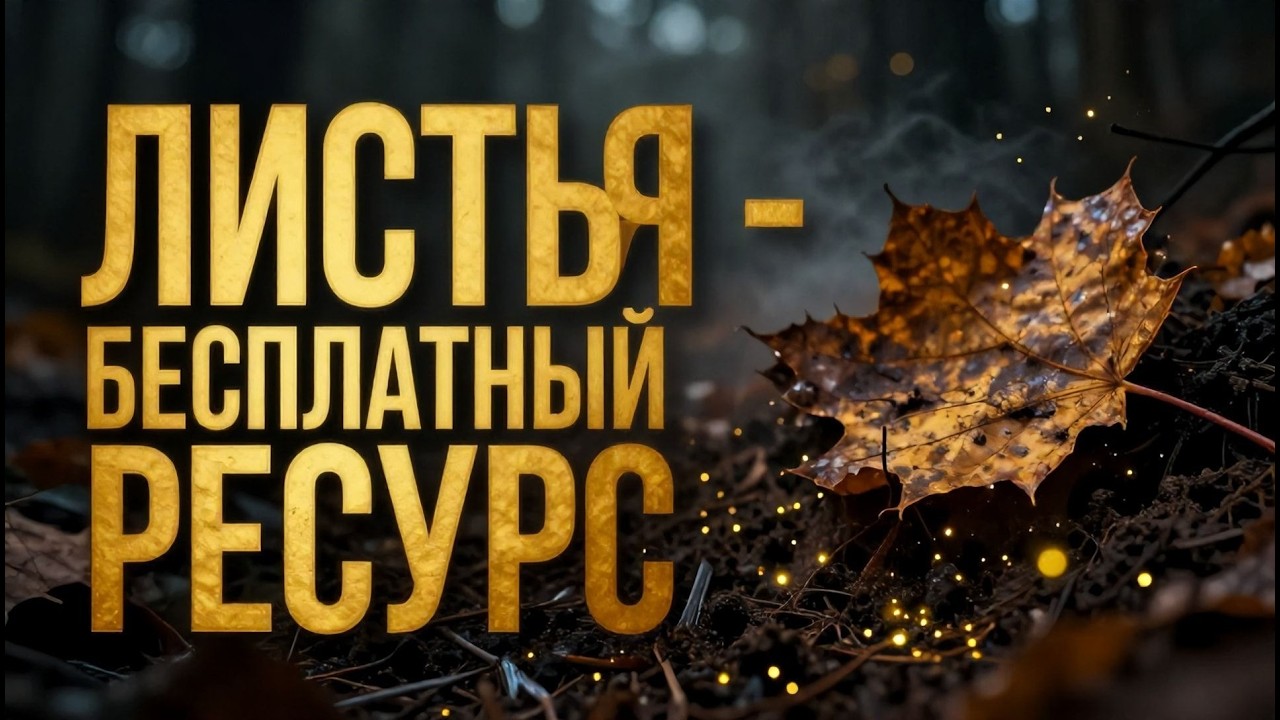 Листовой перегной как превратить осенний опад в бесплатное удобрение которое удваивает урожай