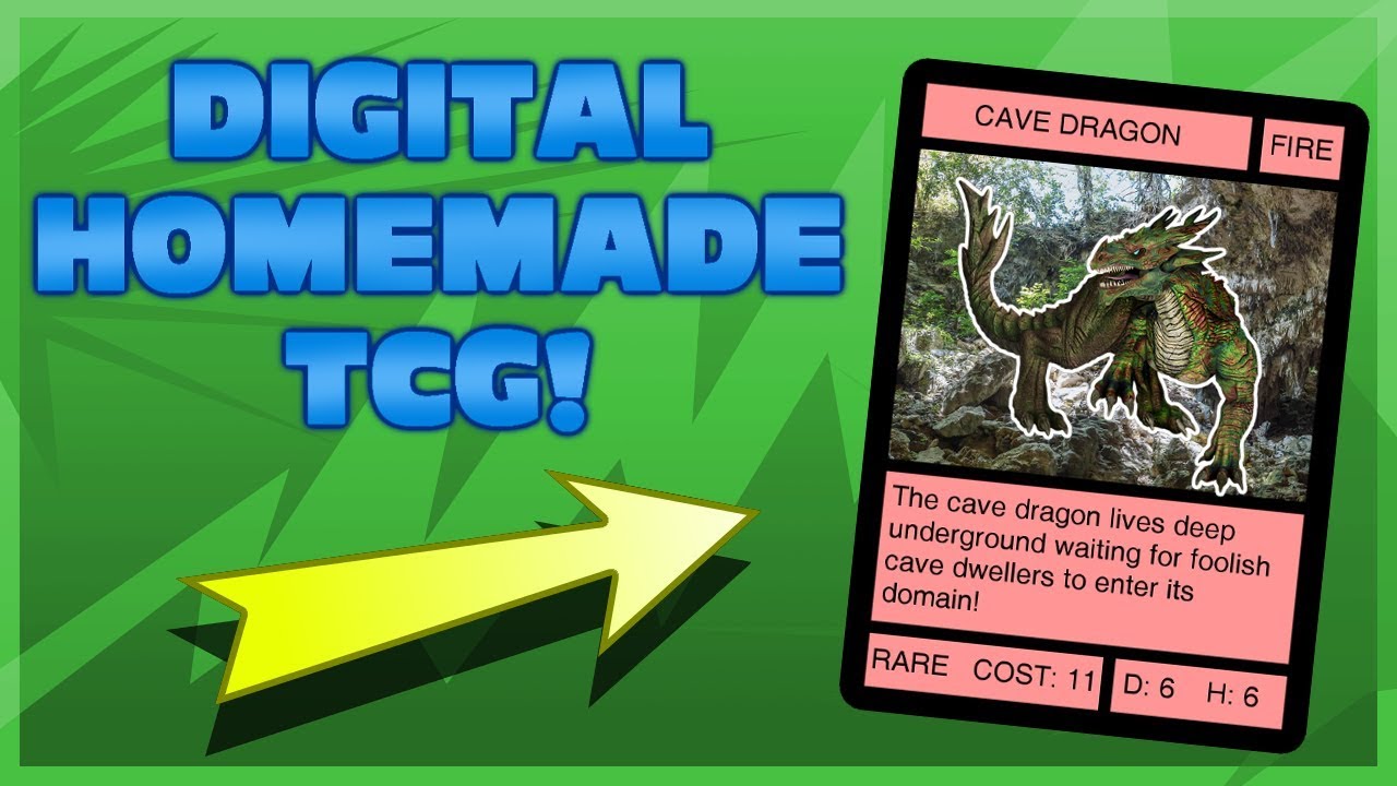 How to Make Digital Homemade Trading Cards! TCG