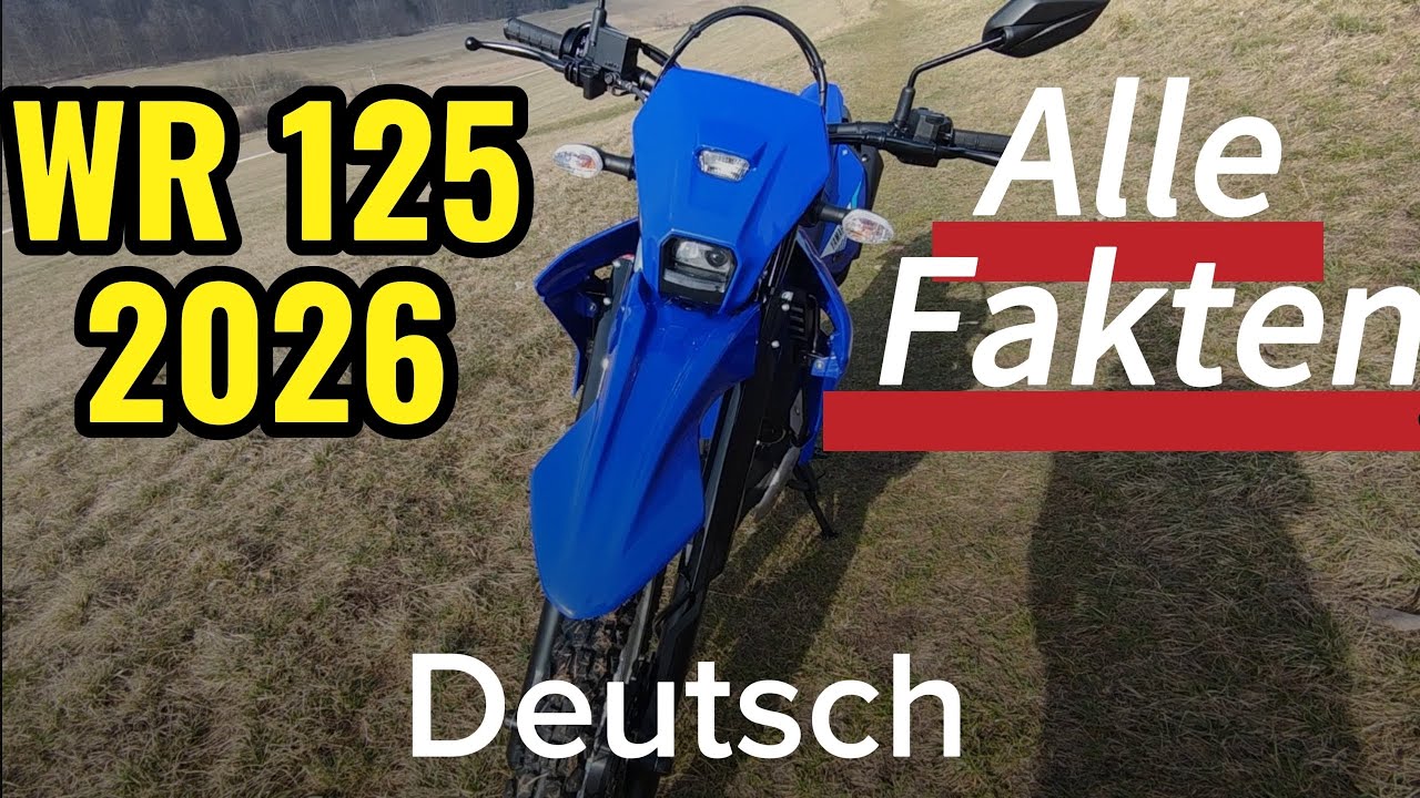 Yamaha WR 125 2026 Alle Fakten Deutsch 