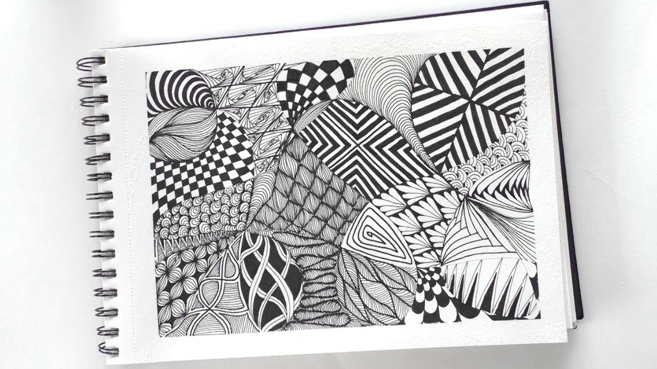 Zentangle art || Zentangle patterns
