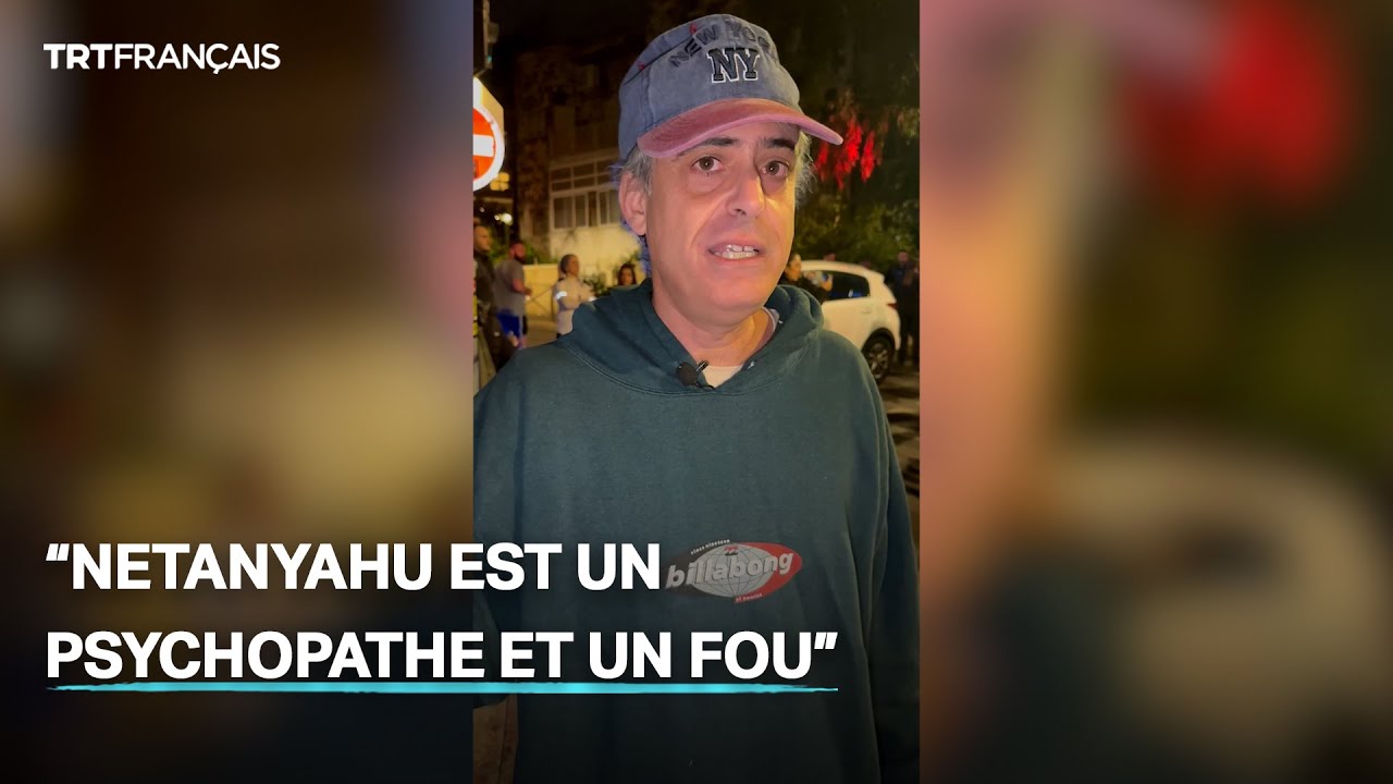 Des Israéliens manifestent devant la résidence du Premier ministre Netanyahu