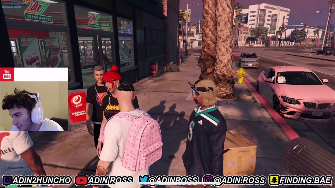 Bronny James & Adin Play GTA Role Play