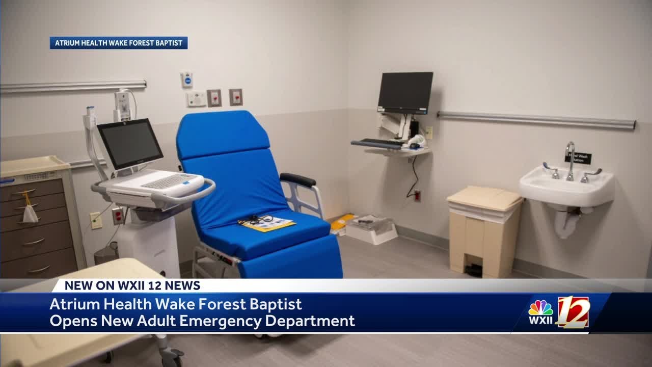 Atrium Health Wake Forest Baptist opens new adult emergency room