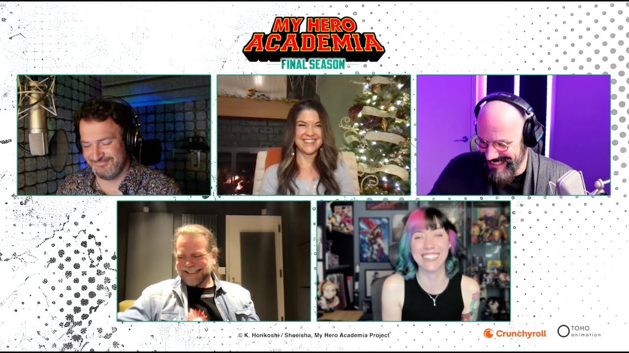 Christopher Wehkamp, Colleen Clinkenbeard, Justin Cook & J. Michael Tatum Talk 'My Hero Academia'