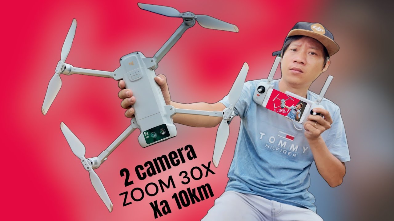 Fimi X8 Tele - Flycam có 2 camera 4k - Bay 10km - Zoom 30X - Đi Theo Chủ - Pin 38 phút Tuyệt Vời