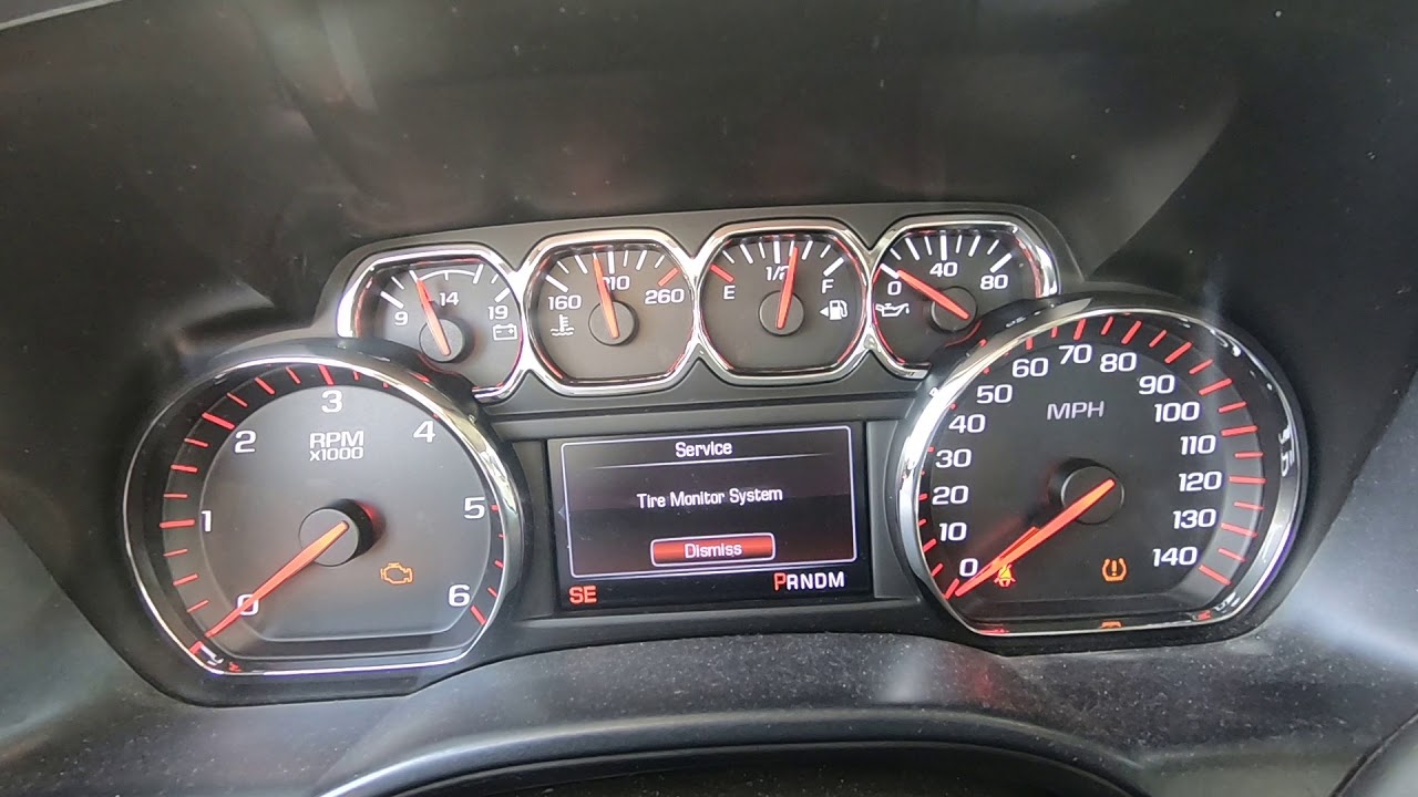 Service Tire Monitor System/Relearning Tires GM Vehicles