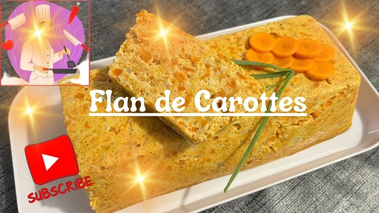 4 Étapes pour un Délicieux Flan de Carottes #flandecarottes #recettefacile #flan