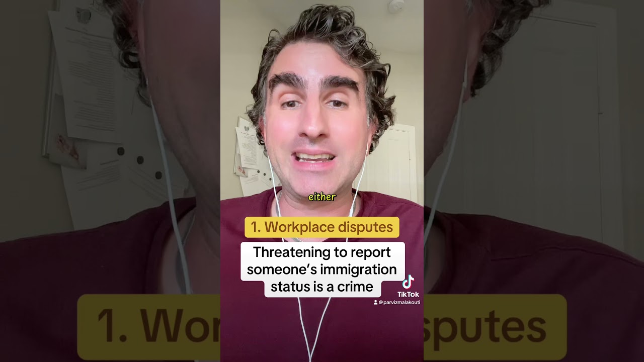 Threatening to report a person&rsquo;s immigration status is a crime