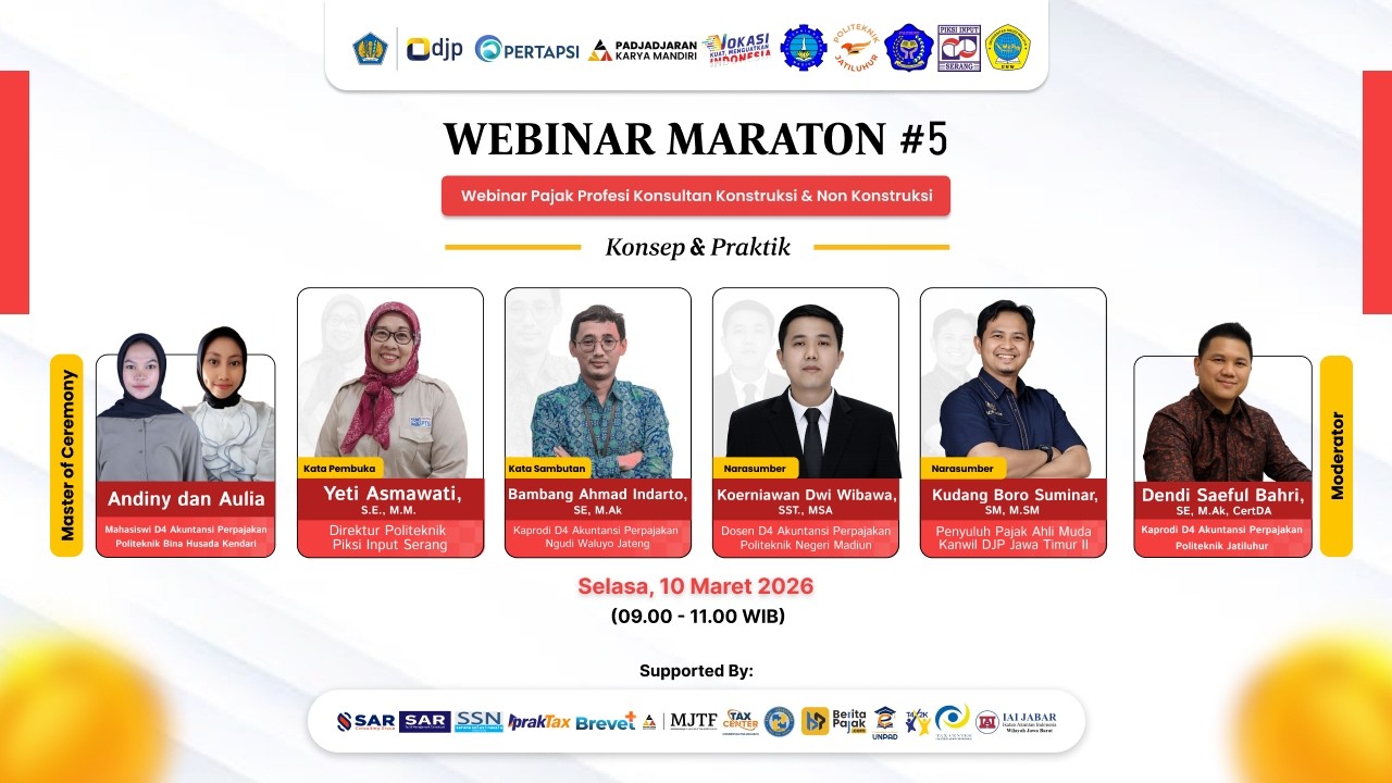 Webinar Pajak Profesi Konsultan Konstruksi & Non Konstruksi